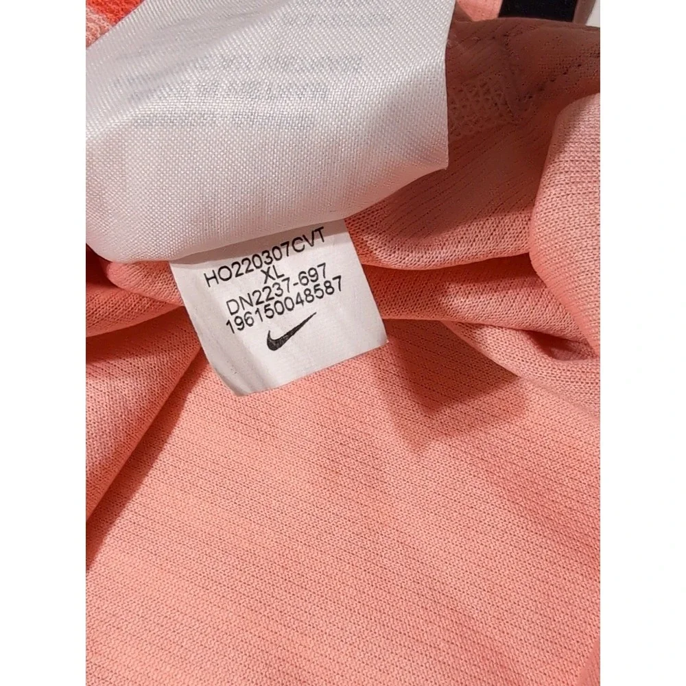 NIKE Tiger Woods ADV Polo Shirt DN2237 Coral Pink‎ XL